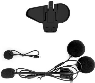 Maxto M2 M2C M3 M3S Motorhelm Headset Intercom Beugel Base Mount Houder + Dual Microfoon Oortelefoon Voor Maxto M2C/M3S for Maxto-M2 M2C