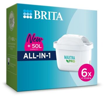 MAXTRA PRO AIO Filterpatronen - 6 + 1 Extra - Pure smaak, vermindert PFAS, chloor