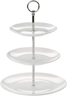 Maxwell & Williams Etagere | Serveertoren Cashmere Round - 3-Laags Wit