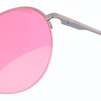 Maxy metalen zonnebril in ovaalvorm voor dames - maat Roze