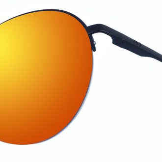 Maxy metalen zonnebril in ovaalvorm voor dames Oranje