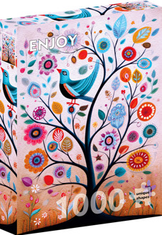 May the Bluebird of Happiness Fly Into Your Tree Puzzel (1000 stukjes)