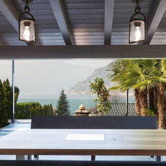 Maya buiten hanglamp, donkergrijs, IP65, 44,5 cm