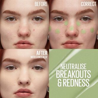 Maybelline Concealer Maybelline Instant Eraser Color Correcting Concealer 151 Green 6.8 ml