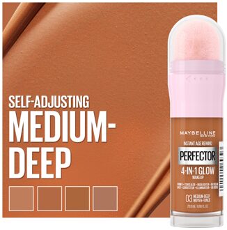 Maybelline Concealer Maybelline Instant Perfector 4-in-1 Glow Liquid Makeup 03 Medium Deep 20 ml