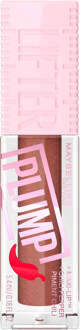 Maybelline Lifter Gloss Plumping Lipgloss Langhoudende Hydratatieformule met Hyaluronzuur en Chilipeper (Verschillende Tinten) - Cocoa Zing