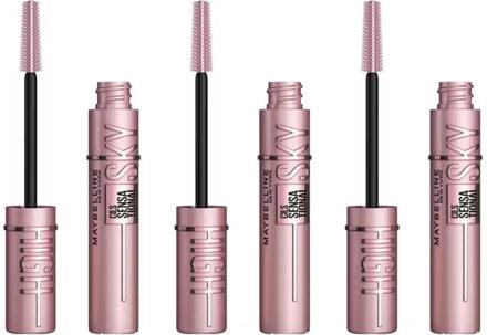 Maybelline Mascara Maybelline Lash Sensational Sky High Mascara Very Black 3 x 7,2 ml