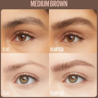 Maybelline New York Superfluff Brow Mousse Soft Full Brows All Day Wear Airy Volumizing Mousse 5g (Various Shades) - Medium Brown