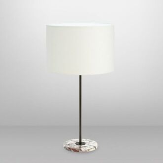 Mayfair Tall Tafellamp - Calacatta marmer Wit