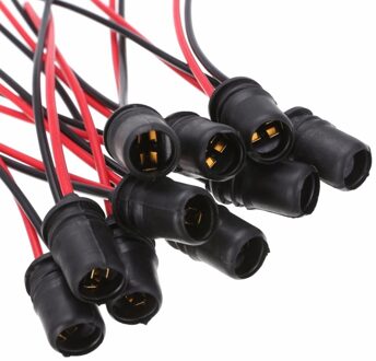 Mayitr 10Pcs T10 W5W Auto Wig Gloeilamp Socket Connector Houder Extension Led Lamp Base Houder Voor Auto vrachtwagen Boot