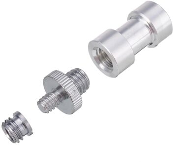 Mayitr 1pc Man-vrouw Schroef Adapter 1/4 "3/8" Mount Set Draad Schroef Adapters Converteren Voor Camera statief Light Stand