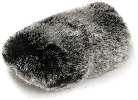 Mayitr 1pc Outdoor Harige Microfoon Voorruit Grijs Zwart 17cm Mic Voorruit Wind Cover Mof Fit Voor Rode VideoMic PRO