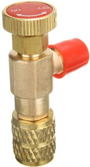 Mayitr R410A airconditioning Koelmiddel Valve Adapter 1/4 "SAE Male naar 5/16" SAE Vrouwelijke Opladen Slang Flow Control kleppen