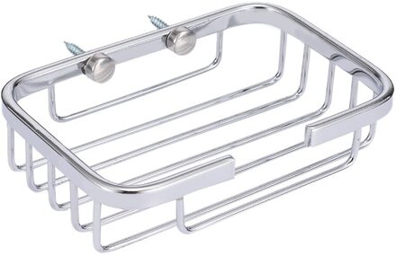 Mayitr Wandmontage Douche Zeephouder Rvs Zeep Opslag Container Zeepbakje Badkamer Accessoires