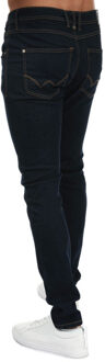 Maylead slimfit herenjeans in blauw - maat