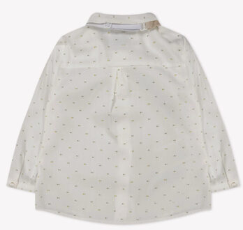 Mayoral Baby jongens t-shirt in Ecru - 74