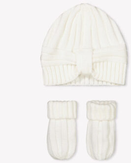 Mayoral Baby meisjes muts in Ecru - 80
