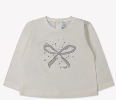 Mayoral Baby meisjes t-shirt in Ecru - 68