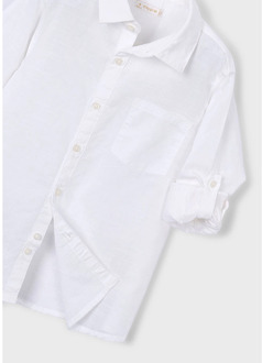 Mayoral jongens overhemd Wit - 134