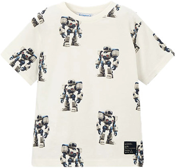 Mayoral jongens t-shirt Wit - 122