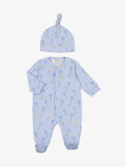 Mayoral Long onesie w/ hat Blauw - 56/62