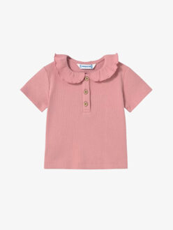 Mayoral Meisjes baby polo kraagje rose Roze - 80