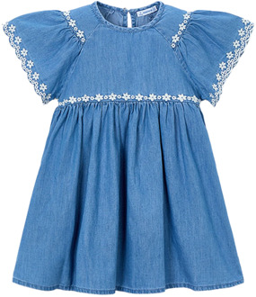 Mayoral meisjes jurk Medium denim - 104