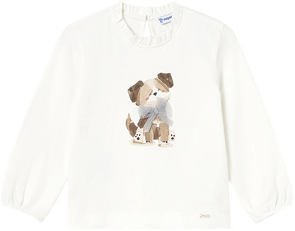 Mayoral meisjes longsleeve Ecru - 92