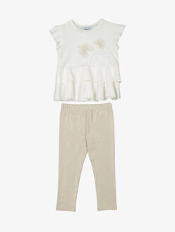 Mayoral Meisjes set legging Beige - 134