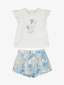 Mayoral Meisjes set short print Blauw - 98