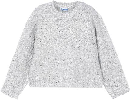 Mayoral meisjes sweater Zilver - 128