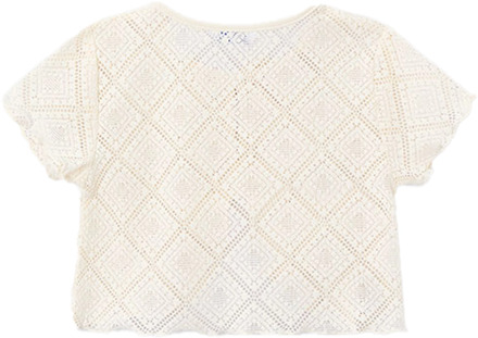 Mayoral meisjes t-shirt Beige - 122