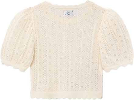 Mayoral meisjes t-shirt Ecru - 140