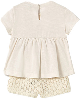 Mayoral meisjes t-shirt Ecru - 98