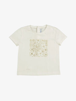 Mayoral Meisjes t-shirt gold Wit - 86