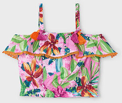 Mayoral Zomer blouse meisjes - orchidee paars - Maat 98