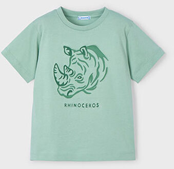 Mayoral Zomer t-shirt S/S jongens - groen - Maat 98