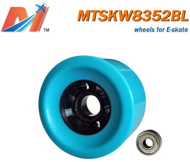 Maytech elektrische skateboard conversie kit PU wielen in blauw (1 pc)