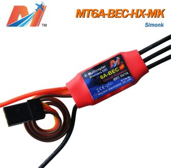 Maytech MT6A-SBEC-HX-MK 6A Esc Met Bec Simonk Brushless Motor Speed Controller Voor Uav Drone Multi Copter