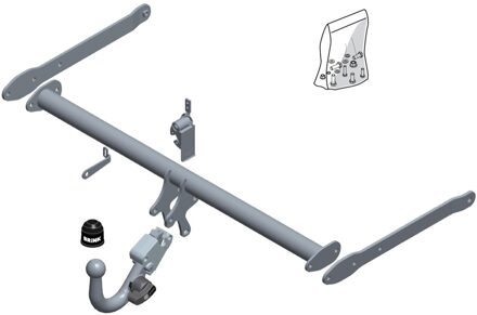 Mazda Afneembare trekhaak 602000