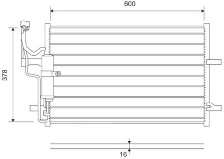 Mazda Airco condensor 814265