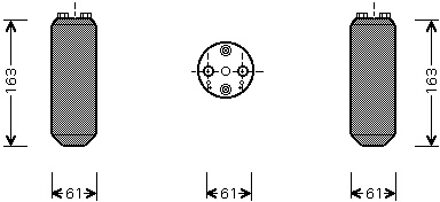 Mazda Airco Droger 2700D150