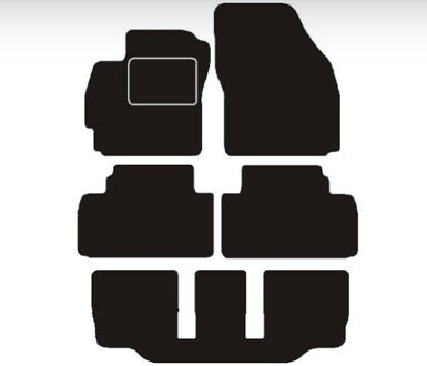 Mazda Automatten passend voor Mazda 5 7 persoons 2005 - 2010 MSN1360881