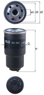 Mazda Brandstoffilter KC584