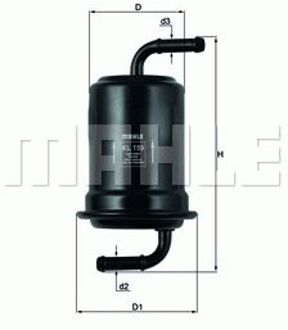 Mazda Brandstoffilter KL159