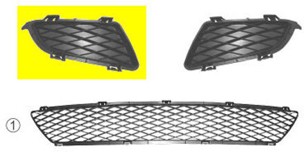 Mazda Bumpergrill Onder Rechts -05 2754592