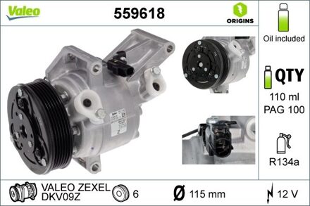 Mazda Compressor, airconditioning 559618