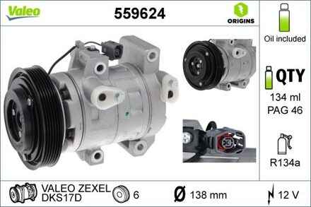Mazda Compressor, airconditioning 559624