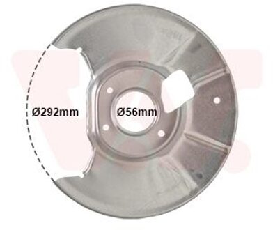Mazda Dekplaat, remschijf 2754373
