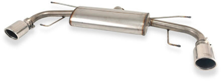 Mazda Dubbele RVS Sportuitlaat passend voor Mazda CX-5 II 2.0 121kW & 2.5 143kW (incl. AWD) 2017- 100mm RS US116323101RSP